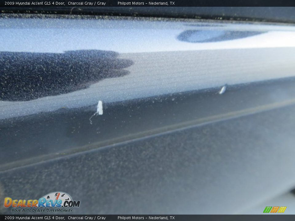 2009 Hyundai Accent GLS 4 Door Charcoal Gray / Gray Photo #16