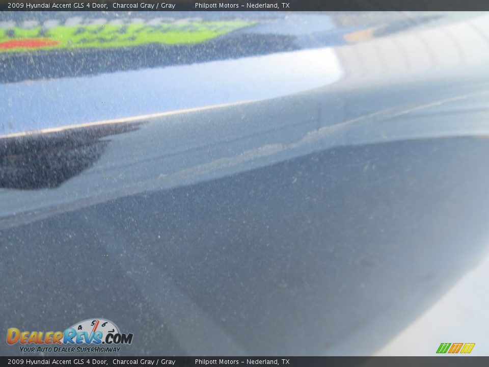 2009 Hyundai Accent GLS 4 Door Charcoal Gray / Gray Photo #21