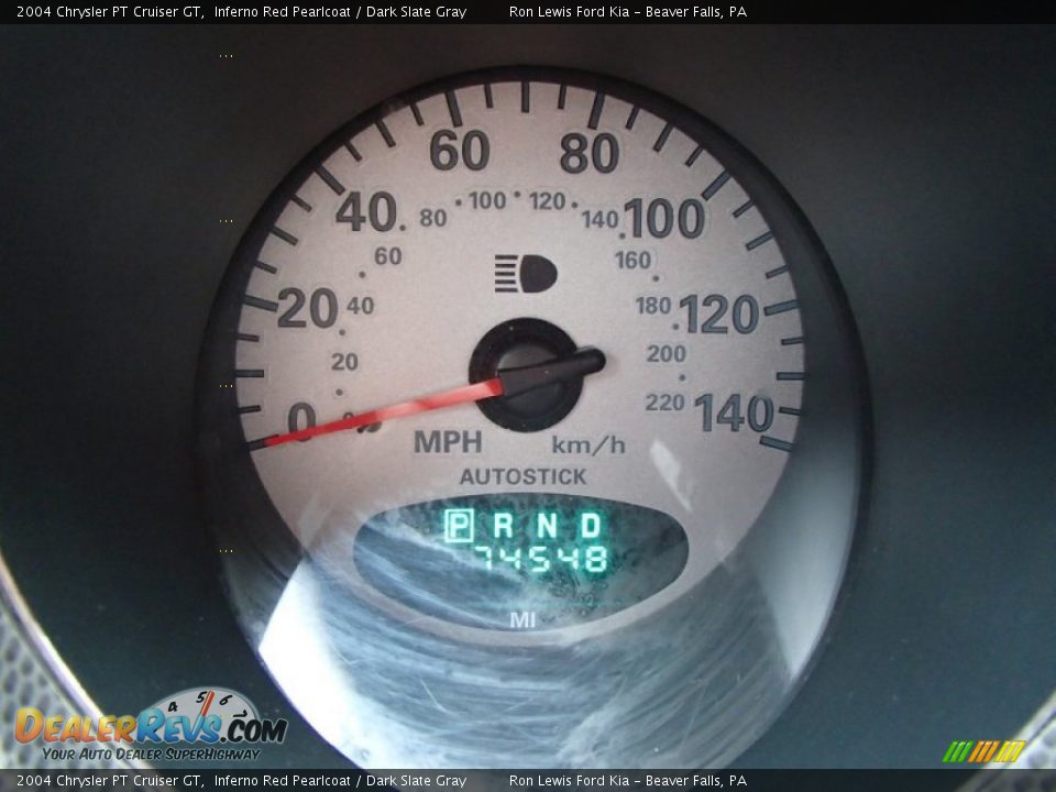 2004 Chrysler PT Cruiser GT Inferno Red Pearlcoat / Dark Slate Gray Photo #19