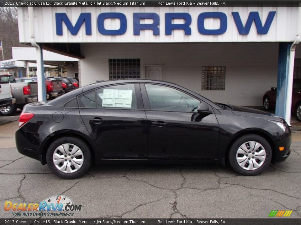 2013 Chevrolet Cruze LS Black Granite Metallic / Jet Black/Medium Titanium Photo #1