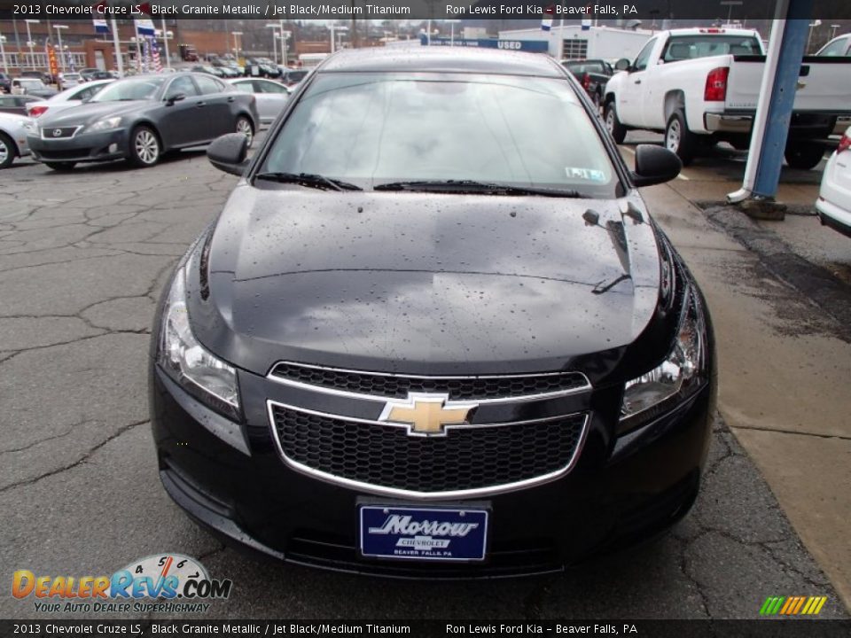 2013 Chevrolet Cruze LS Black Granite Metallic / Jet Black/Medium Titanium Photo #3