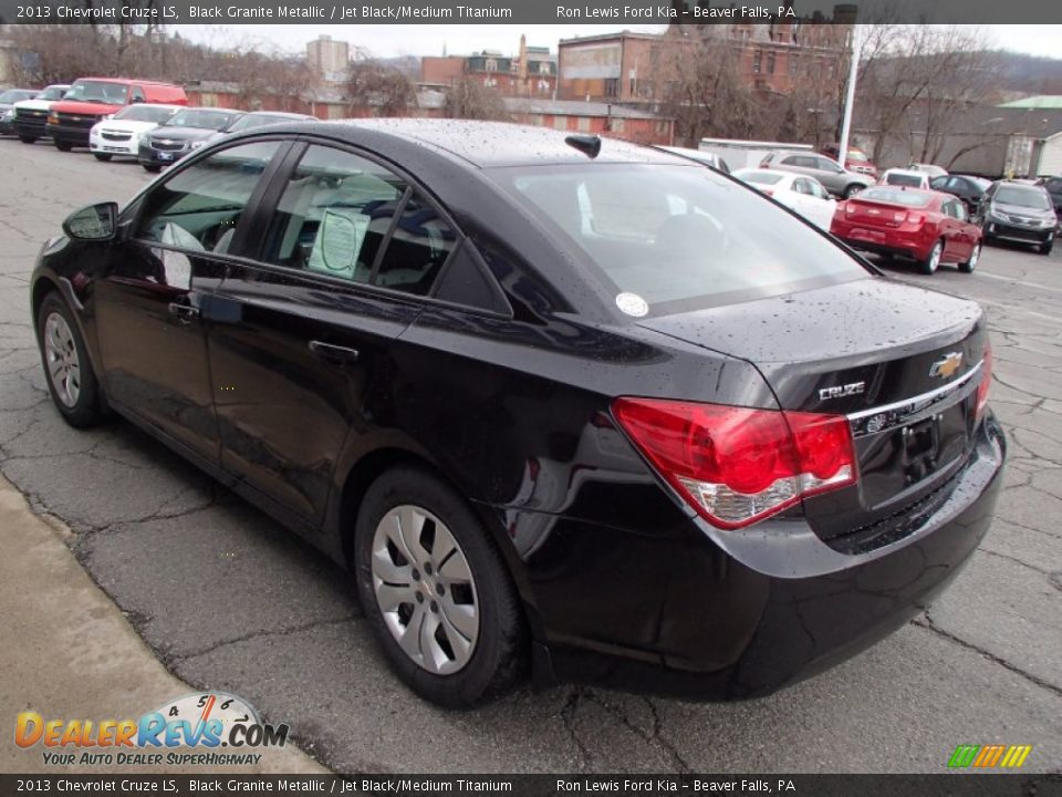 2013 Chevrolet Cruze LS Black Granite Metallic / Jet Black/Medium Titanium Photo #6
