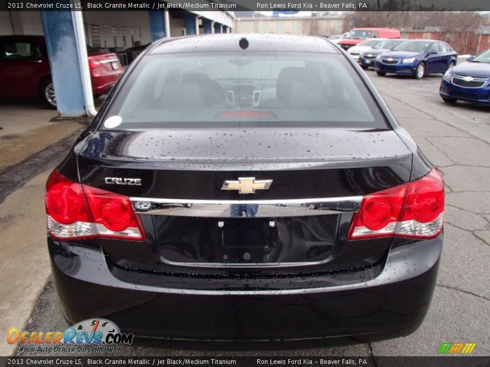 2013 Chevrolet Cruze LS Black Granite Metallic / Jet Black/Medium Titanium Photo #7