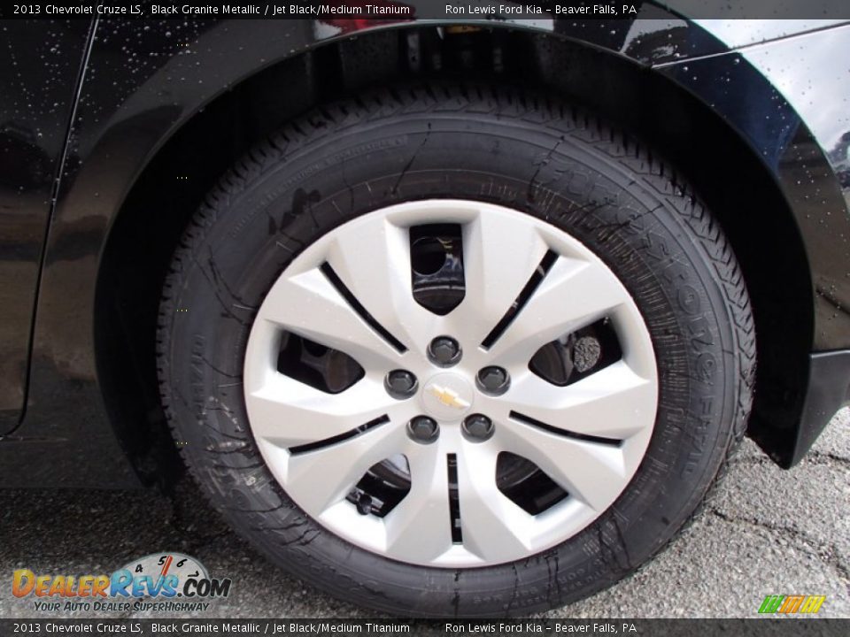 2013 Chevrolet Cruze LS Black Granite Metallic / Jet Black/Medium Titanium Photo #9