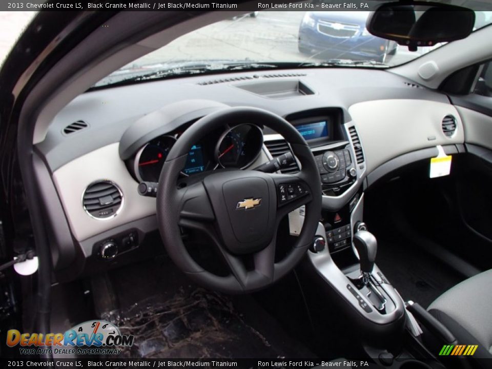 2013 Chevrolet Cruze LS Black Granite Metallic / Jet Black/Medium Titanium Photo #10