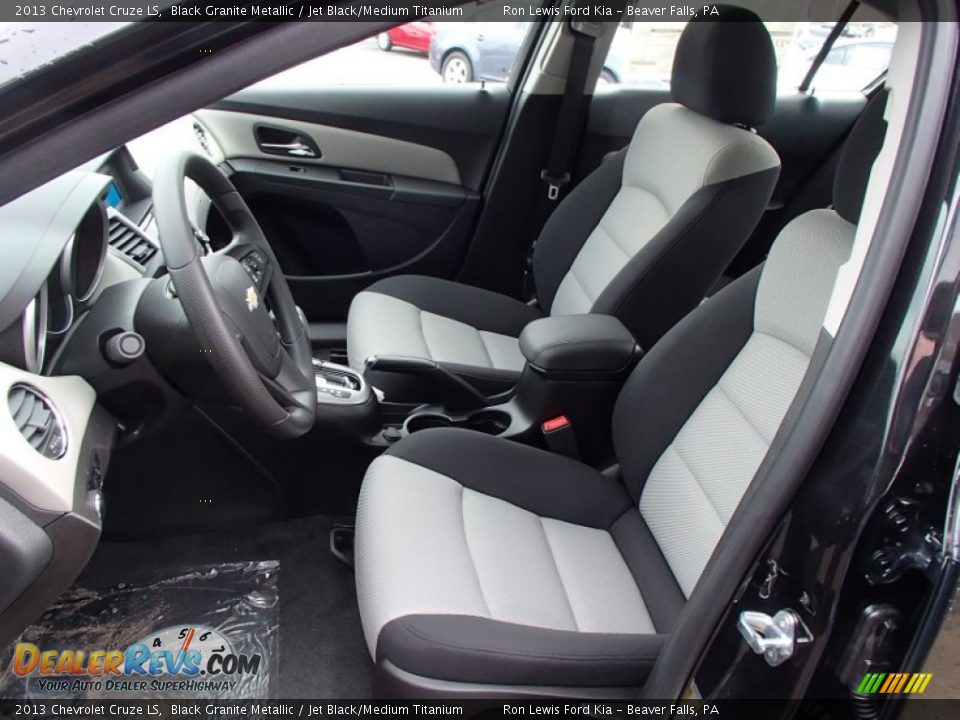 2013 Chevrolet Cruze LS Black Granite Metallic / Jet Black/Medium Titanium Photo #11
