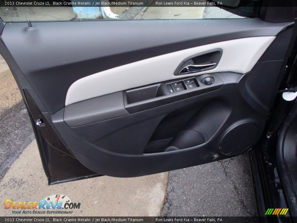 2013 Chevrolet Cruze LS Black Granite Metallic / Jet Black/Medium Titanium Photo #12