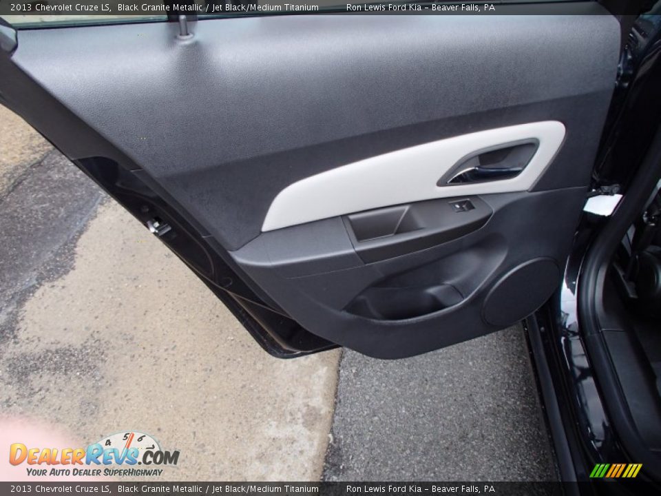 2013 Chevrolet Cruze LS Black Granite Metallic / Jet Black/Medium Titanium Photo #14