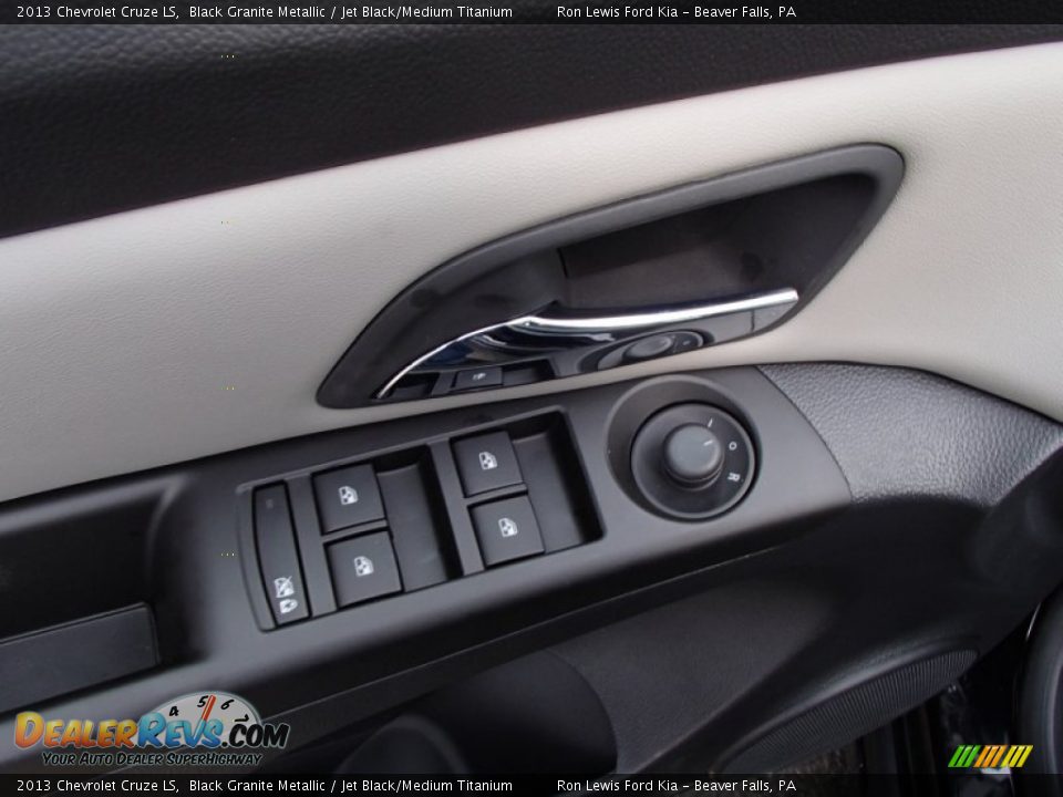 2013 Chevrolet Cruze LS Black Granite Metallic / Jet Black/Medium Titanium Photo #15