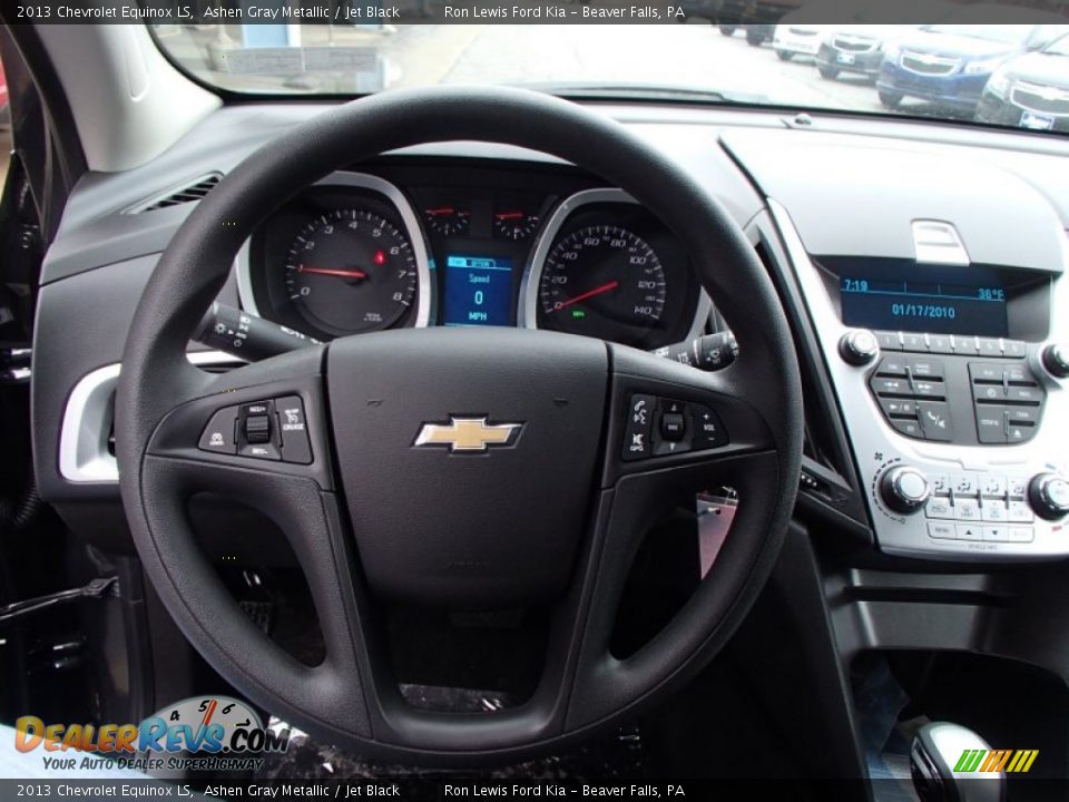 2013 Chevrolet Equinox LS Ashen Gray Metallic / Jet Black Photo #18