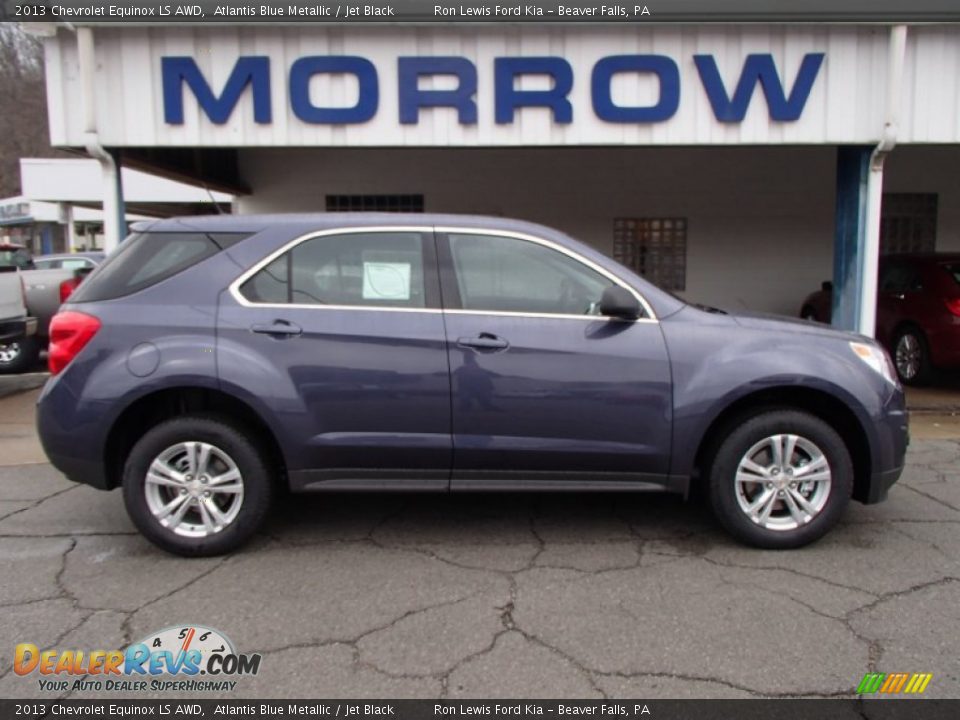 2013 Chevrolet Equinox LS AWD Atlantis Blue Metallic / Jet Black Photo #1