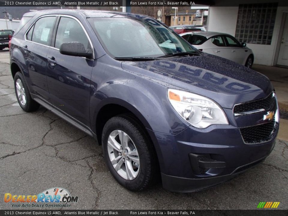 2013 Chevrolet Equinox LS AWD Atlantis Blue Metallic / Jet Black Photo #2
