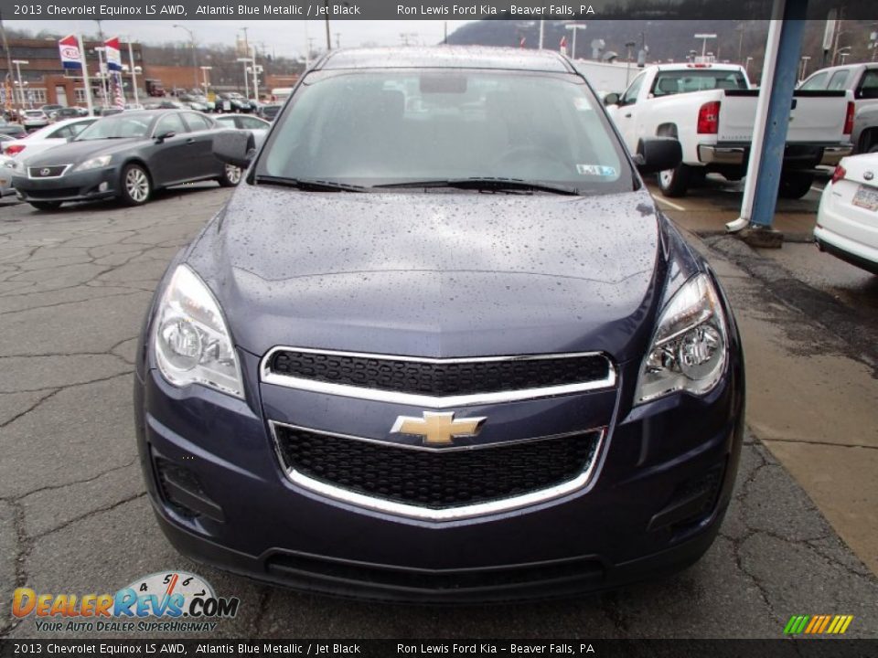 2013 Chevrolet Equinox LS AWD Atlantis Blue Metallic / Jet Black Photo #3