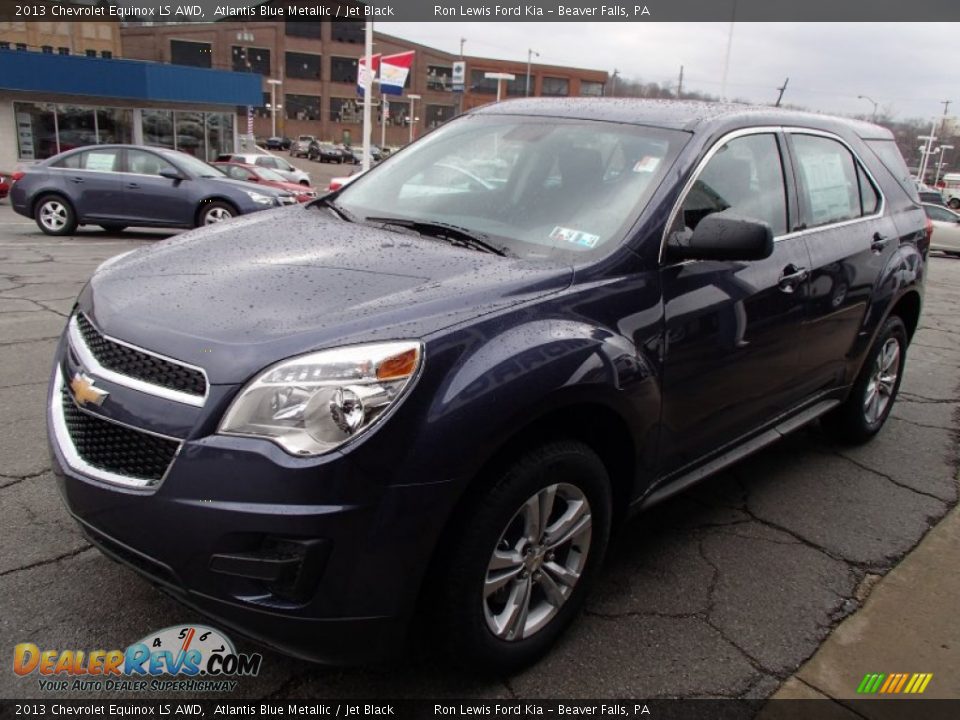 2013 Chevrolet Equinox LS AWD Atlantis Blue Metallic / Jet Black Photo #4