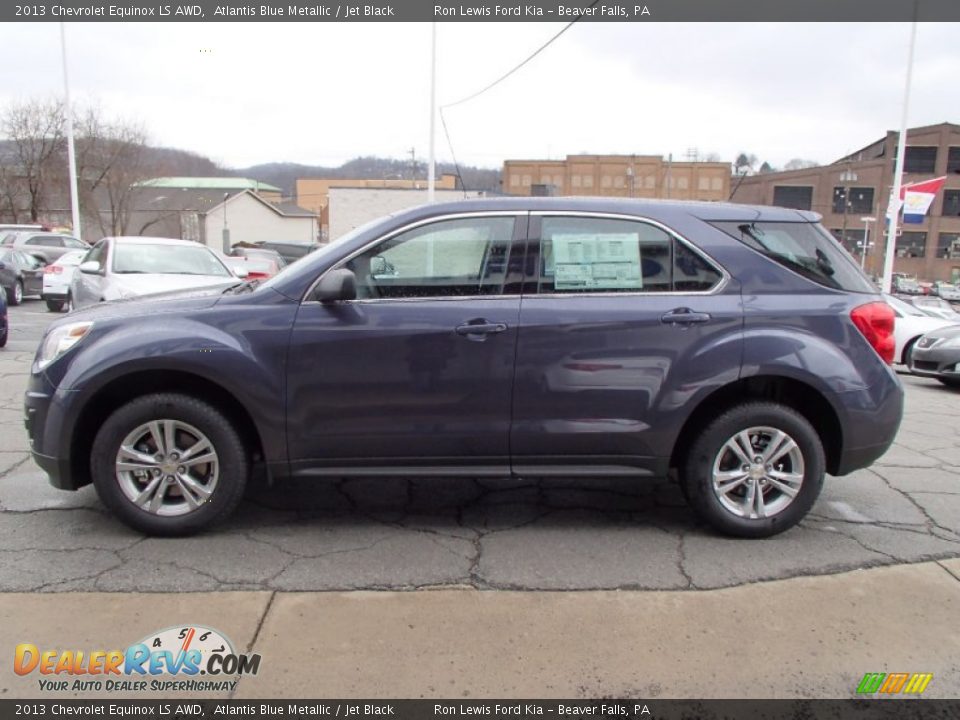 2013 Chevrolet Equinox LS AWD Atlantis Blue Metallic / Jet Black Photo #5