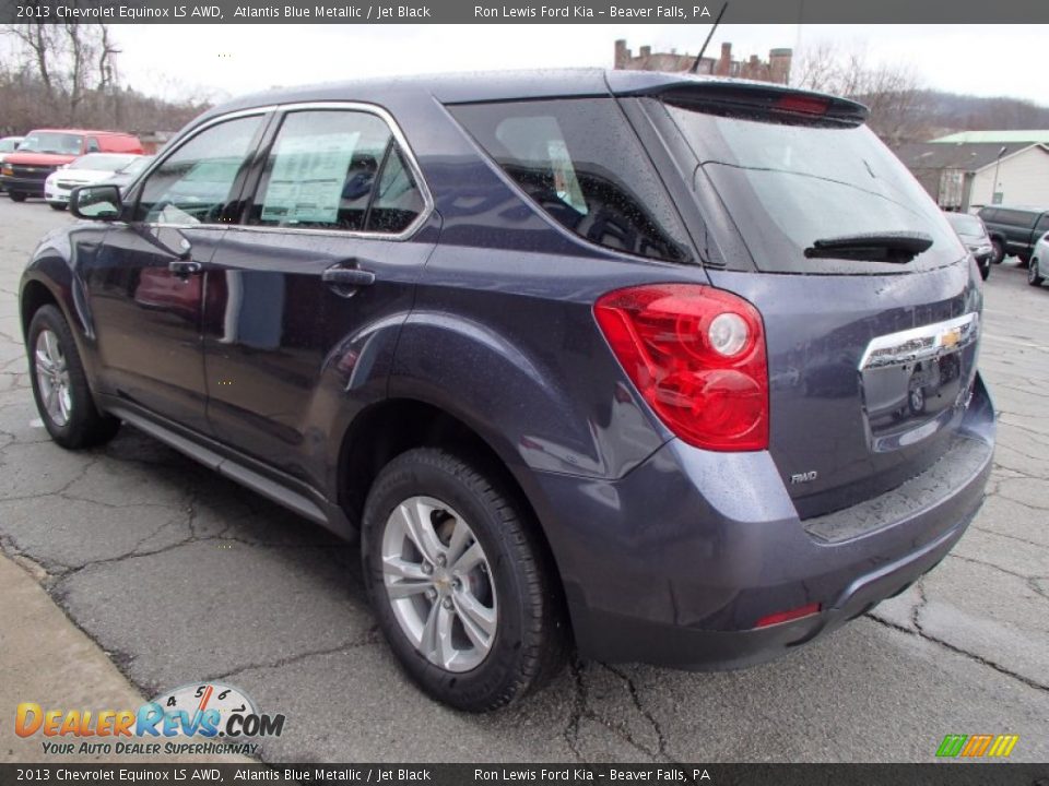 2013 Chevrolet Equinox LS AWD Atlantis Blue Metallic / Jet Black Photo #6