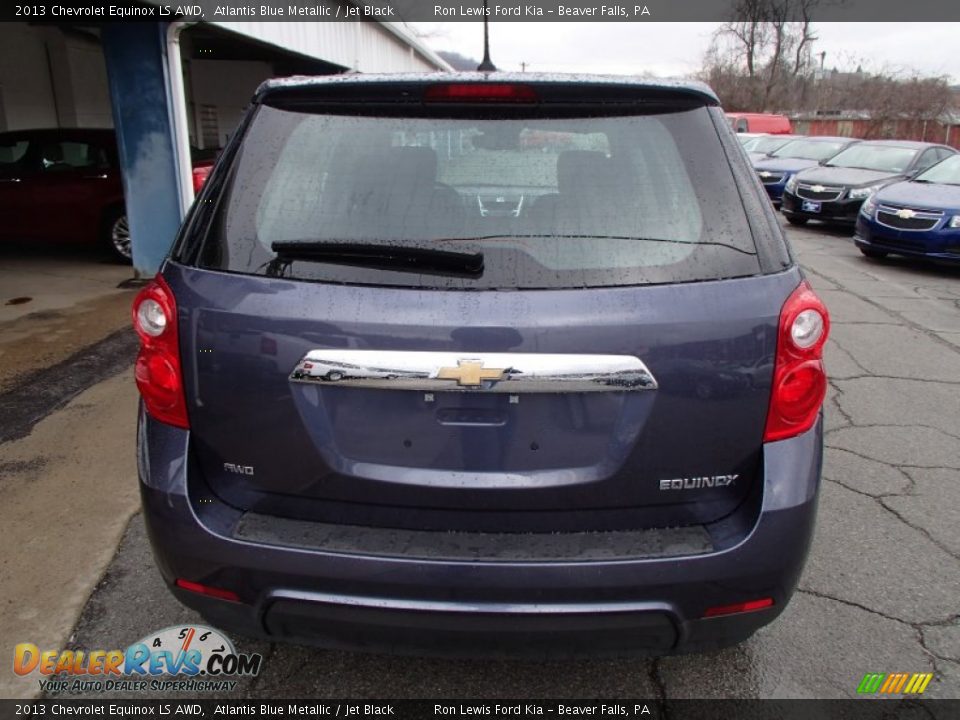 2013 Chevrolet Equinox LS AWD Atlantis Blue Metallic / Jet Black Photo #7