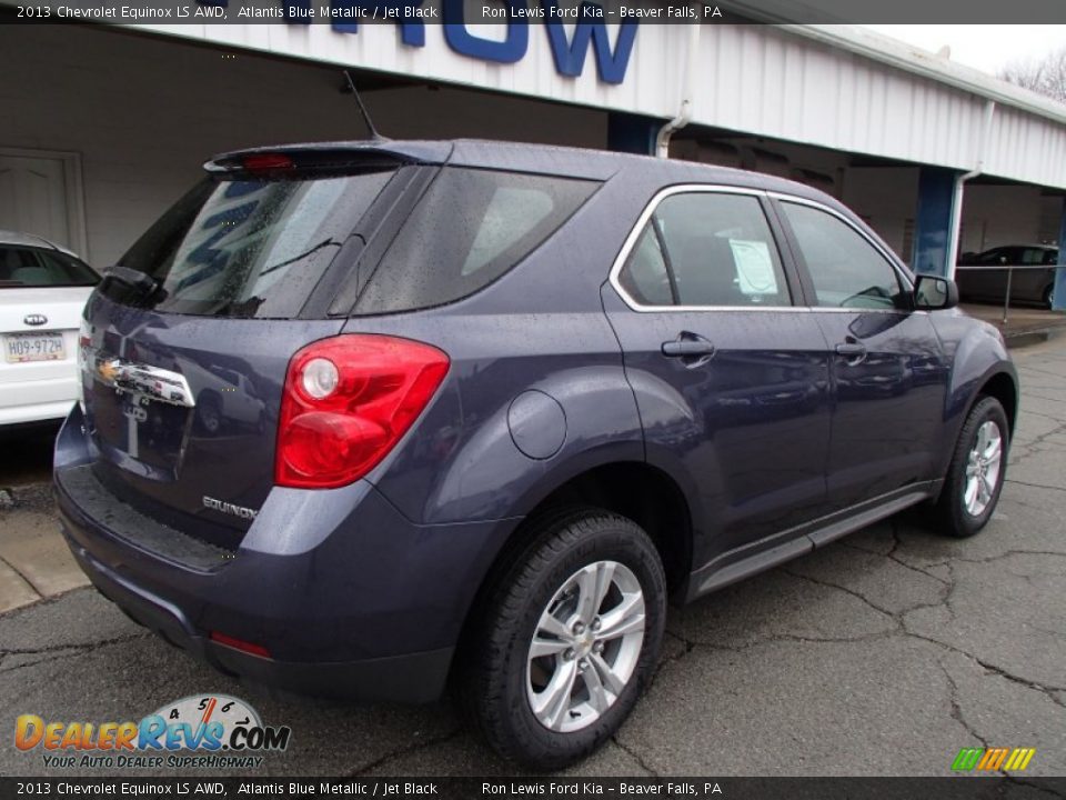 2013 Chevrolet Equinox LS AWD Atlantis Blue Metallic / Jet Black Photo #8