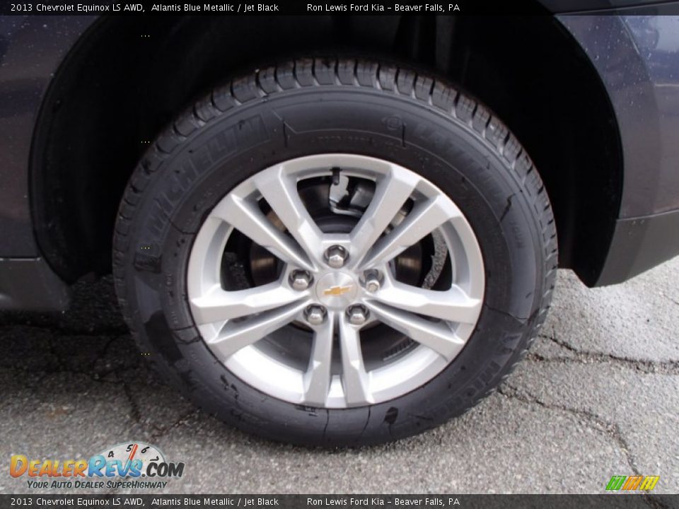 2013 Chevrolet Equinox LS AWD Atlantis Blue Metallic / Jet Black Photo #9