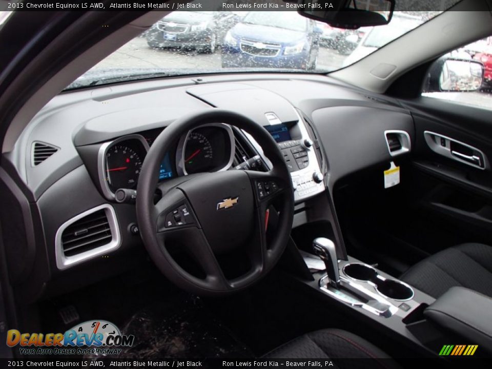 2013 Chevrolet Equinox LS AWD Atlantis Blue Metallic / Jet Black Photo #10