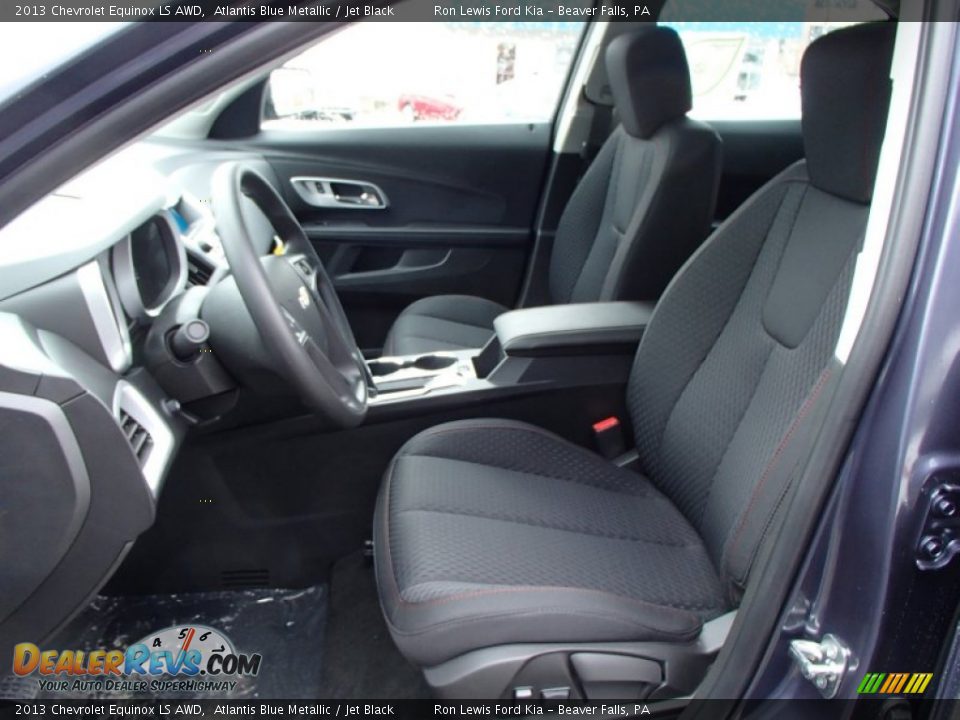 2013 Chevrolet Equinox LS AWD Atlantis Blue Metallic / Jet Black Photo #11
