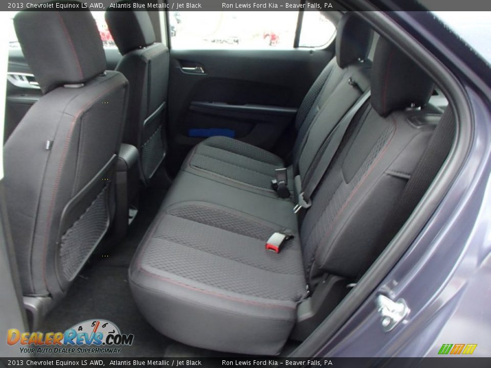 2013 Chevrolet Equinox LS AWD Atlantis Blue Metallic / Jet Black Photo #13