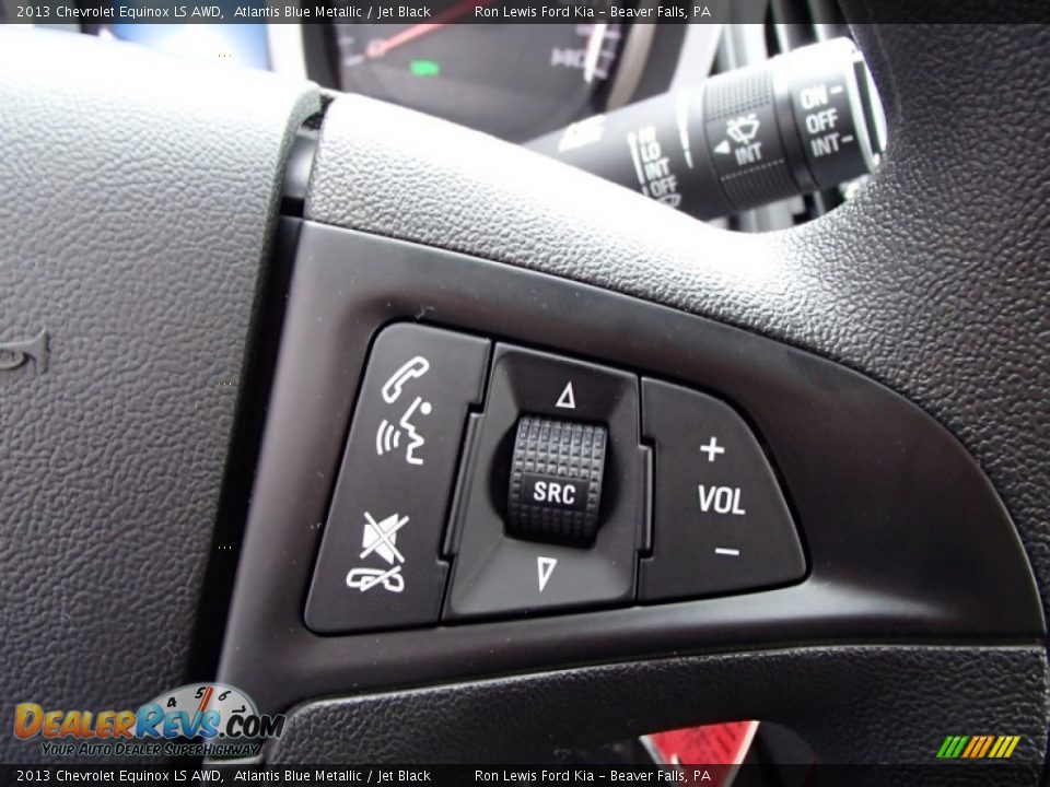 2013 Chevrolet Equinox LS AWD Atlantis Blue Metallic / Jet Black Photo #19