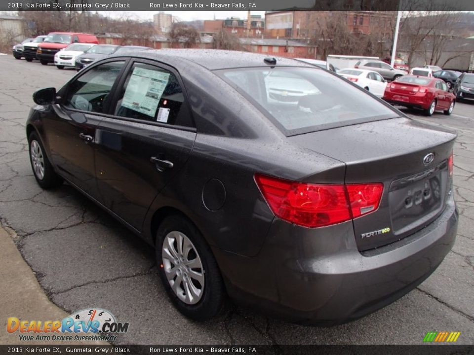 2013 Kia Forte EX Gunmetal Grey / Black Photo #6