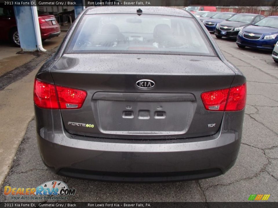 2013 Kia Forte EX Gunmetal Grey / Black Photo #7