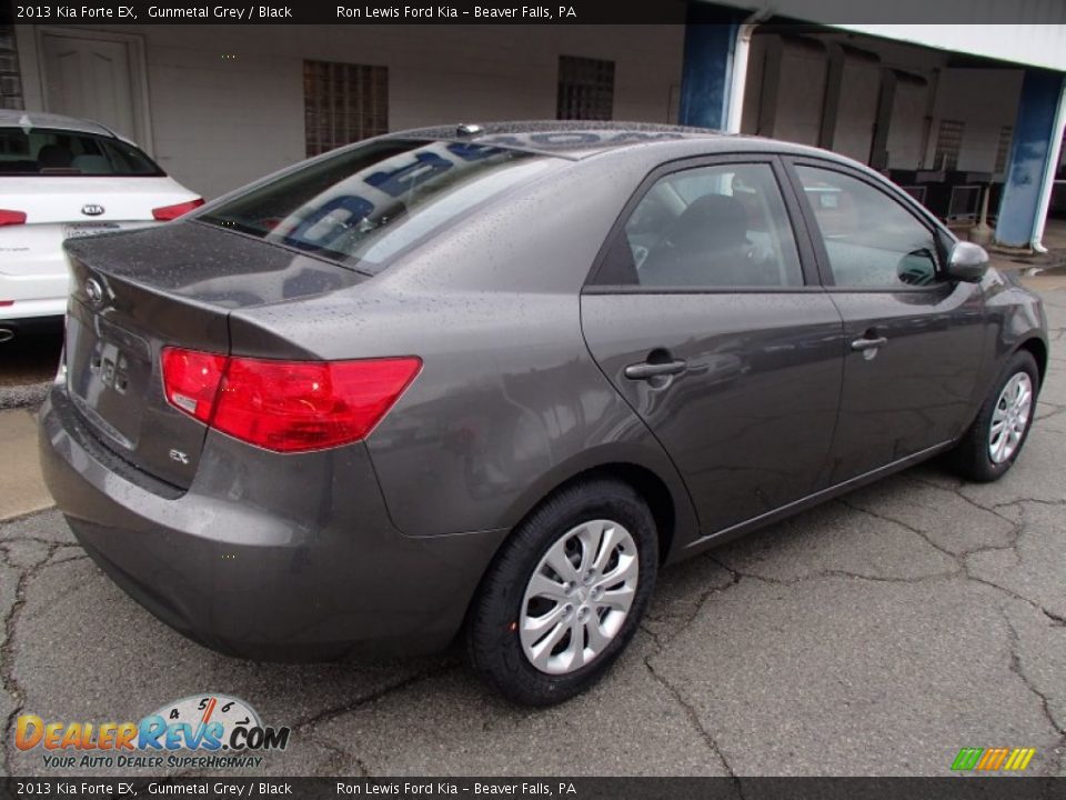2013 Kia Forte EX Gunmetal Grey / Black Photo #8