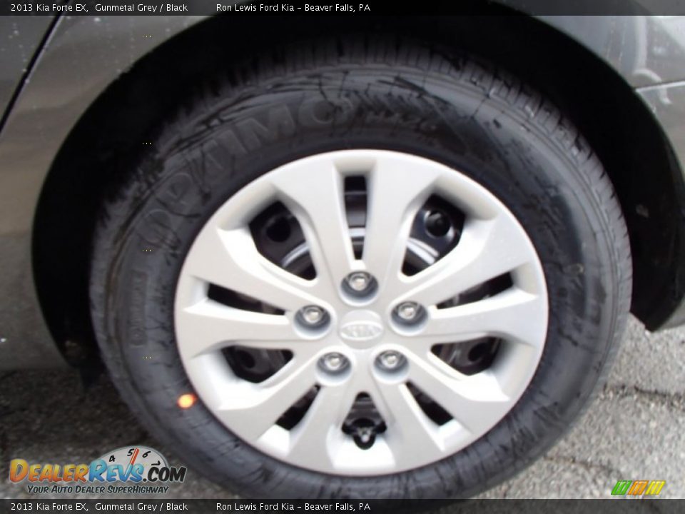 2013 Kia Forte EX Gunmetal Grey / Black Photo #9