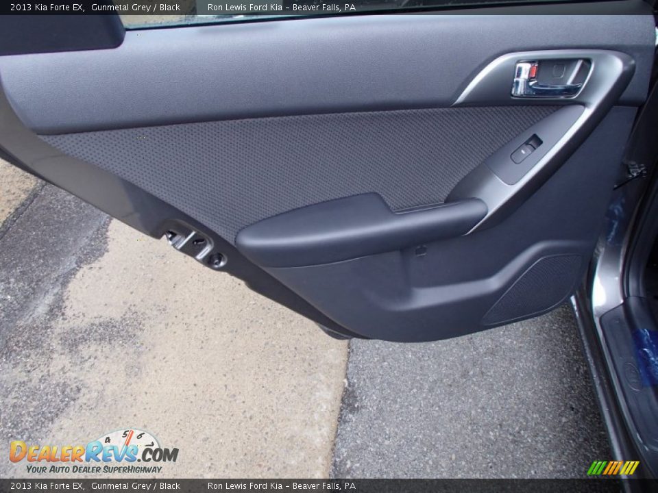2013 Kia Forte EX Gunmetal Grey / Black Photo #14