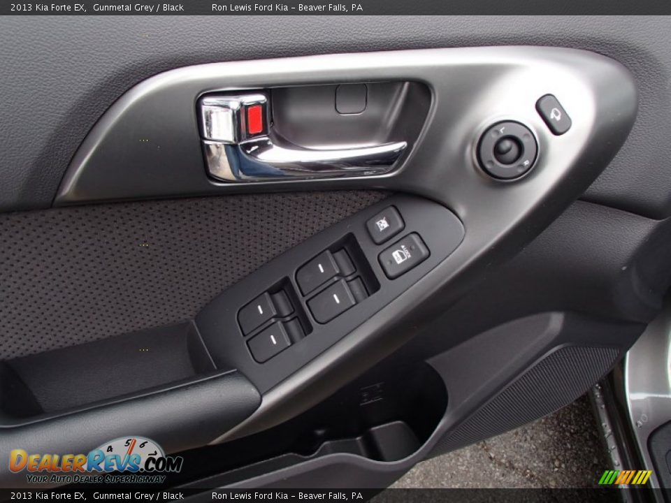 2013 Kia Forte EX Gunmetal Grey / Black Photo #15