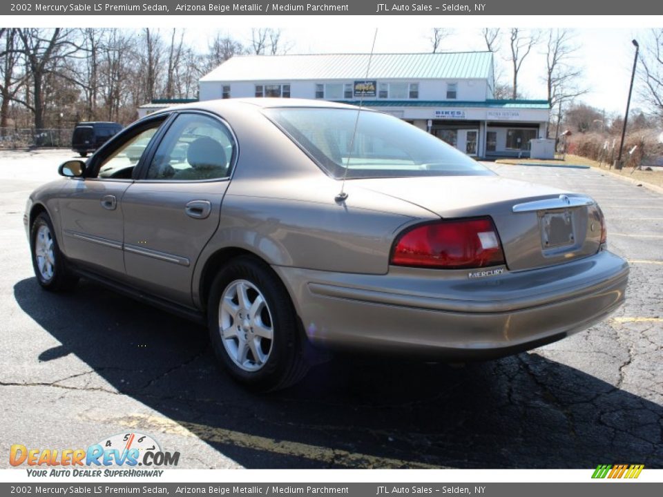 2002 Mercury Sable LS Premium Sedan Arizona Beige Metallic / Medium Parchment Photo #4