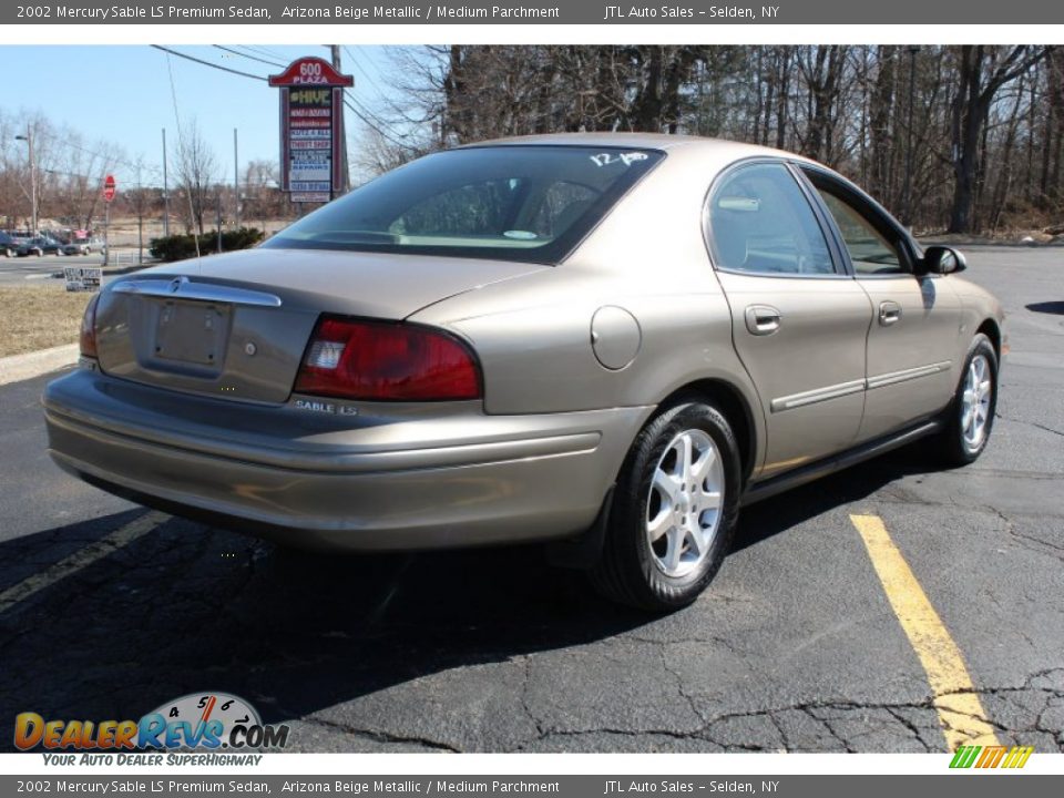 2002 Mercury Sable LS Premium Sedan Arizona Beige Metallic / Medium Parchment Photo #6