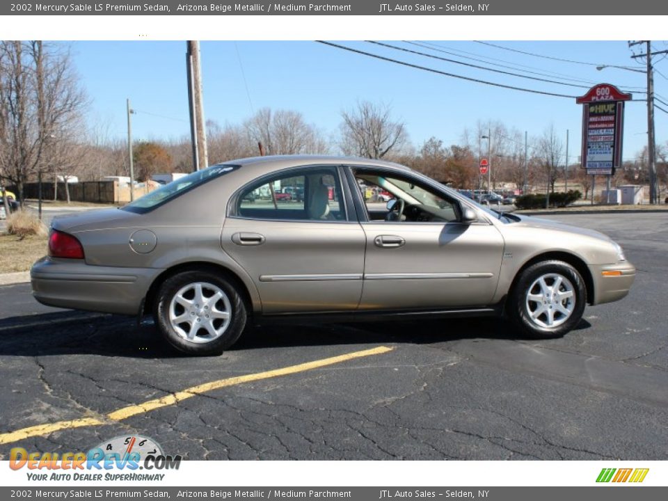 2002 Mercury Sable LS Premium Sedan Arizona Beige Metallic / Medium Parchment Photo #7