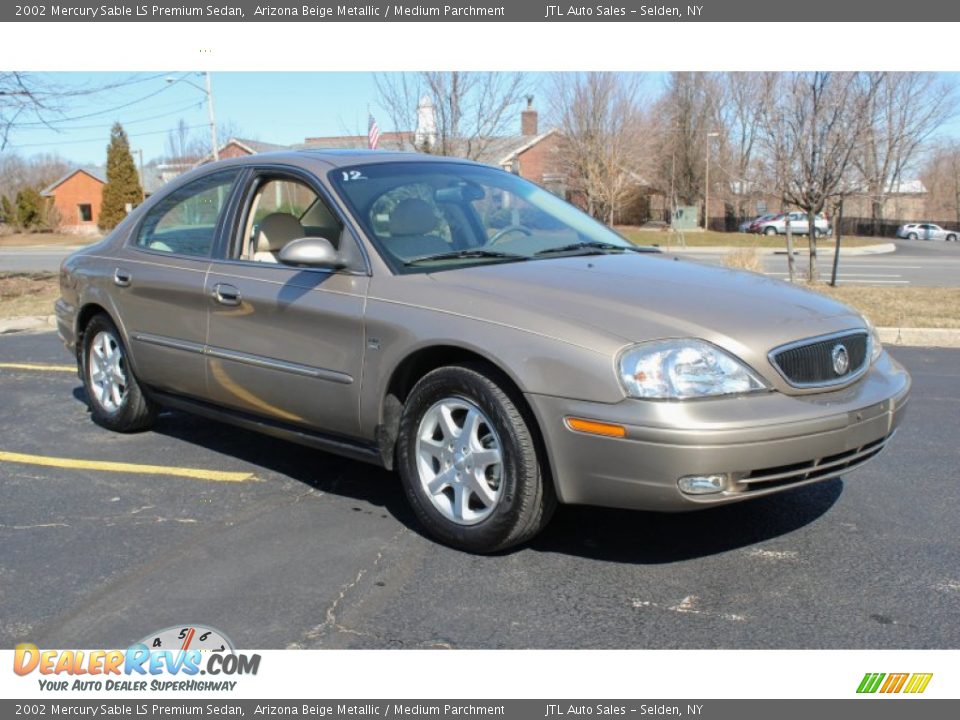 2002 Mercury Sable LS Premium Sedan Arizona Beige Metallic / Medium Parchment Photo #8