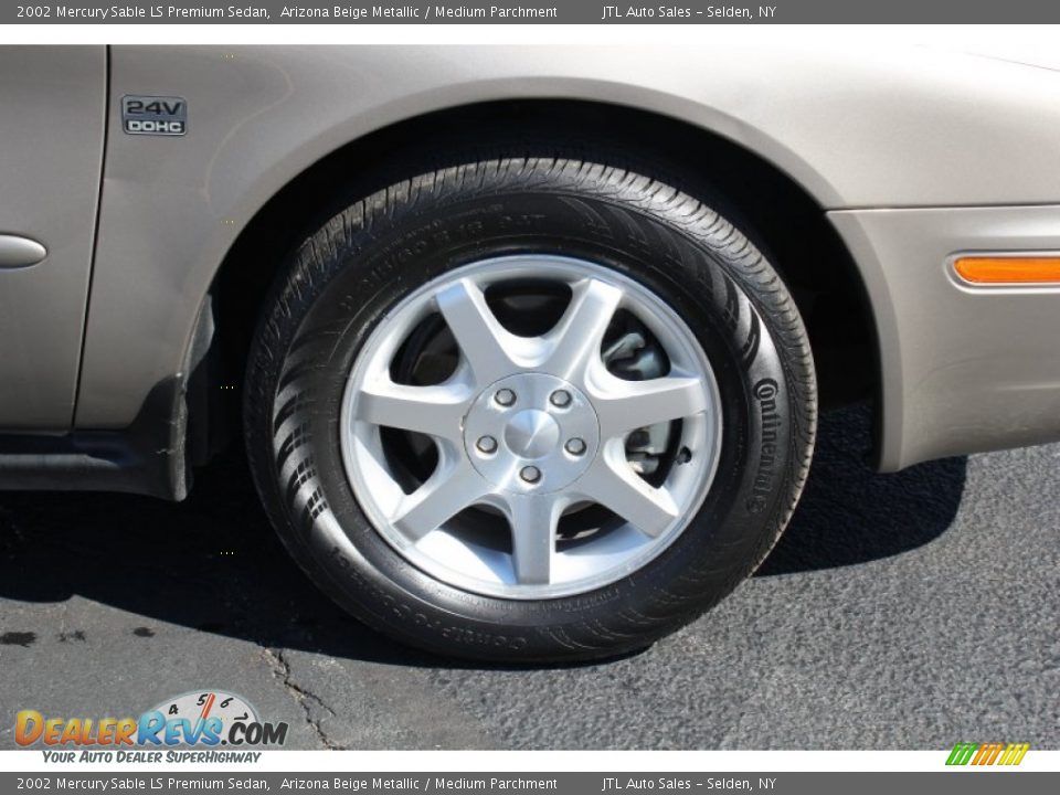 2002 Mercury Sable LS Premium Sedan Arizona Beige Metallic / Medium Parchment Photo #9