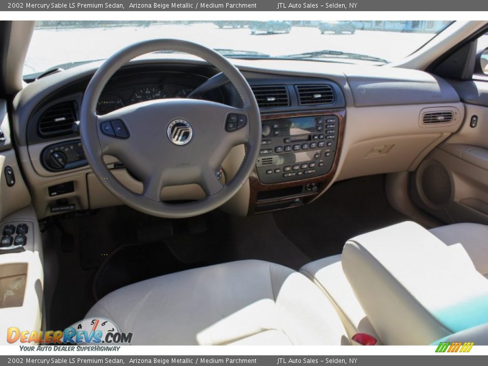 2002 Mercury Sable LS Premium Sedan Arizona Beige Metallic / Medium Parchment Photo #18