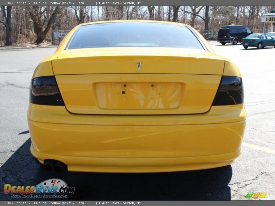 2004 Pontiac GTO Coupe Yellow Jacket / Black Photo #5