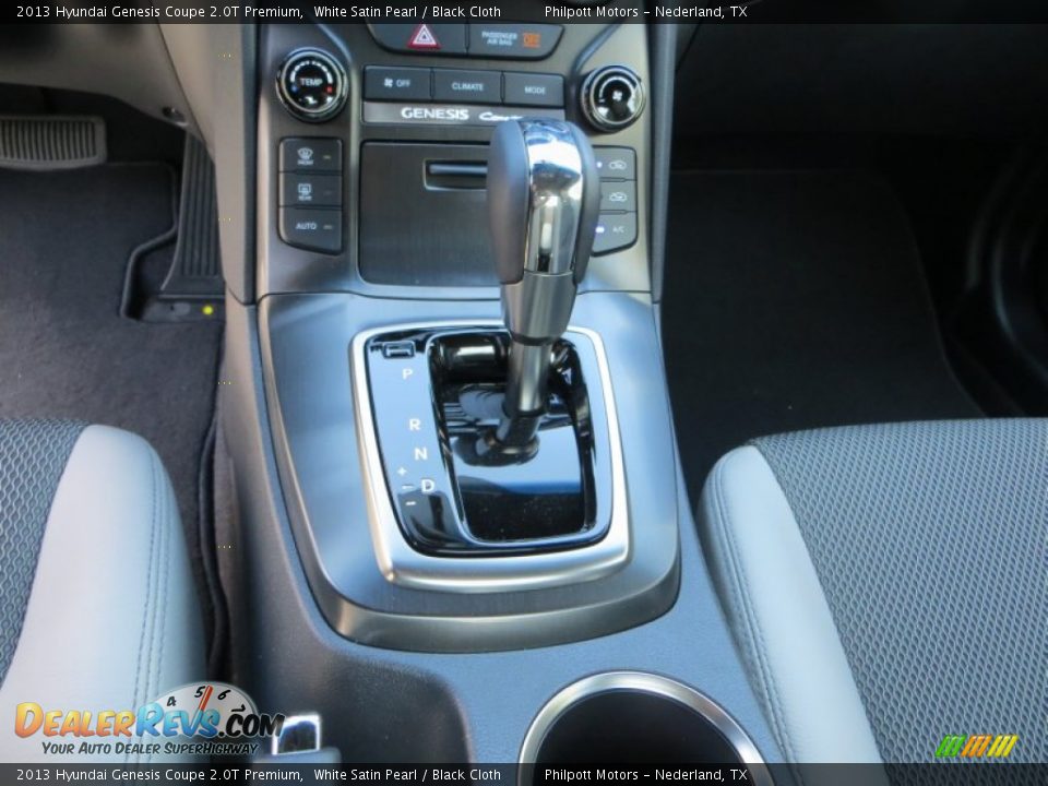 2013 Hyundai Genesis Coupe 2.0T Premium White Satin Pearl / Black Cloth Photo #28
