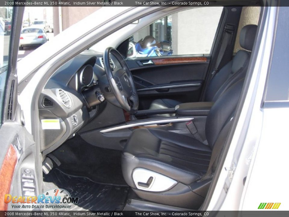 2008 Mercedes-Benz ML 350 4Matic Iridium Silver Metallic / Black Photo #4