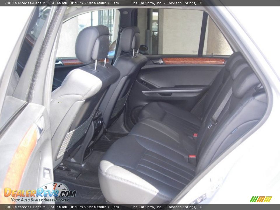 2008 Mercedes-Benz ML 350 4Matic Iridium Silver Metallic / Black Photo #5