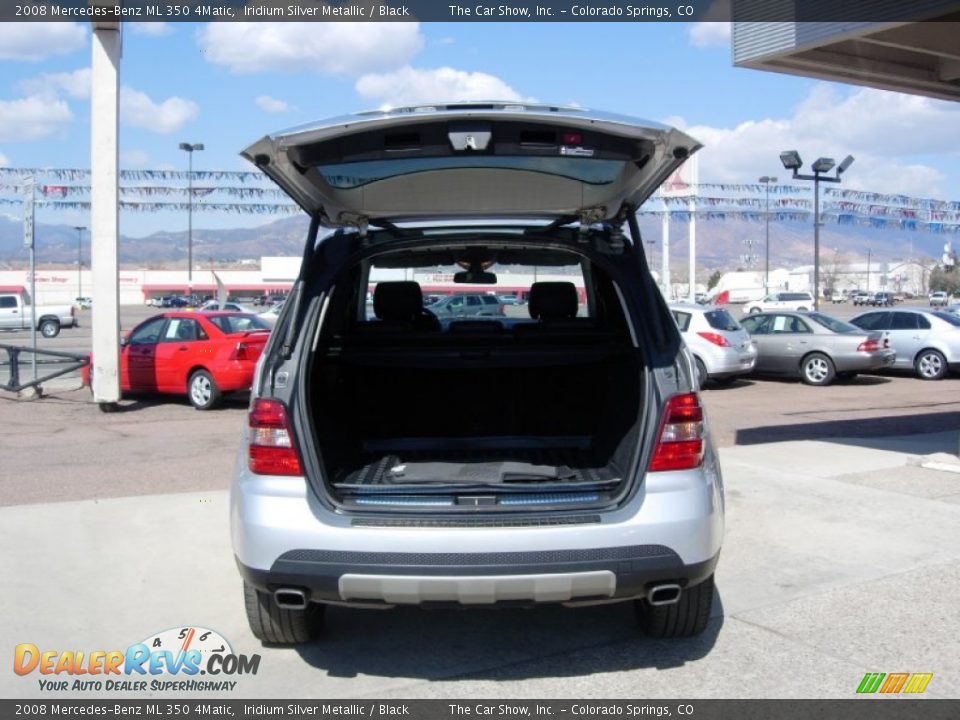 2008 Mercedes-Benz ML 350 4Matic Iridium Silver Metallic / Black Photo #11