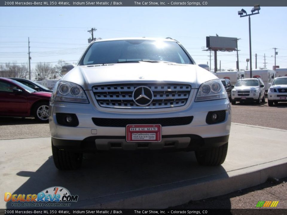 2008 Mercedes-Benz ML 350 4Matic Iridium Silver Metallic / Black Photo #15