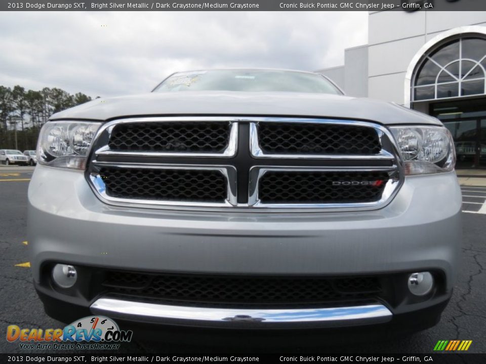 2013 Dodge Durango SXT Bright Silver Metallic / Dark Graystone/Medium Graystone Photo #2