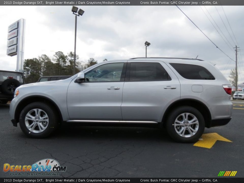 2013 Dodge Durango SXT Bright Silver Metallic / Dark Graystone/Medium Graystone Photo #4