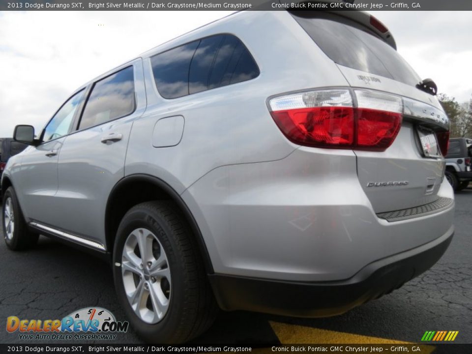 2013 Dodge Durango SXT Bright Silver Metallic / Dark Graystone/Medium Graystone Photo #5