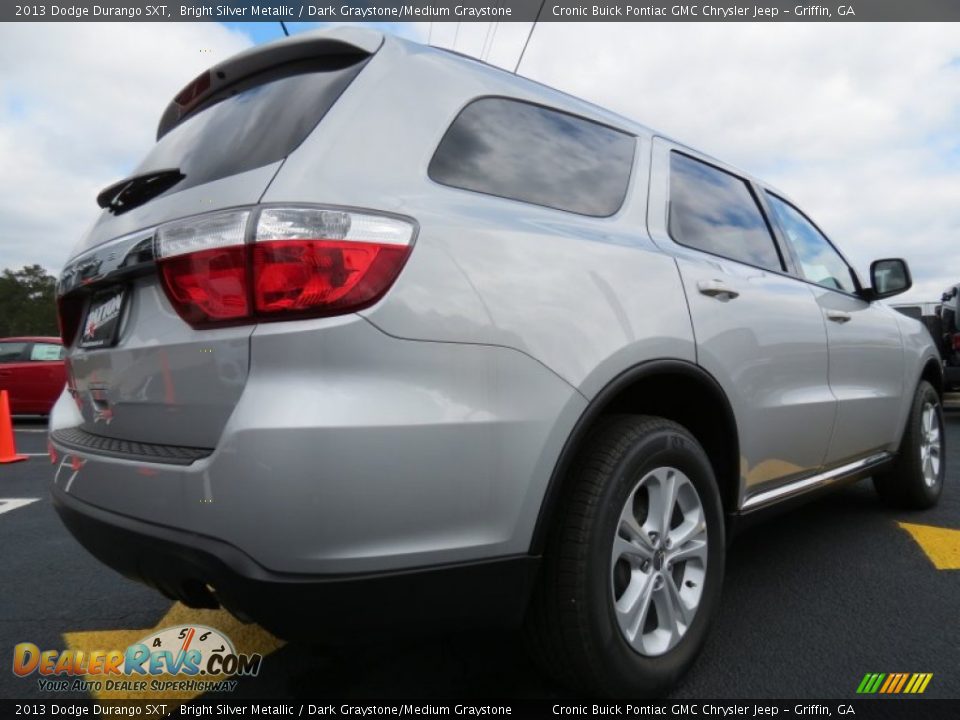 2013 Dodge Durango SXT Bright Silver Metallic / Dark Graystone/Medium Graystone Photo #6