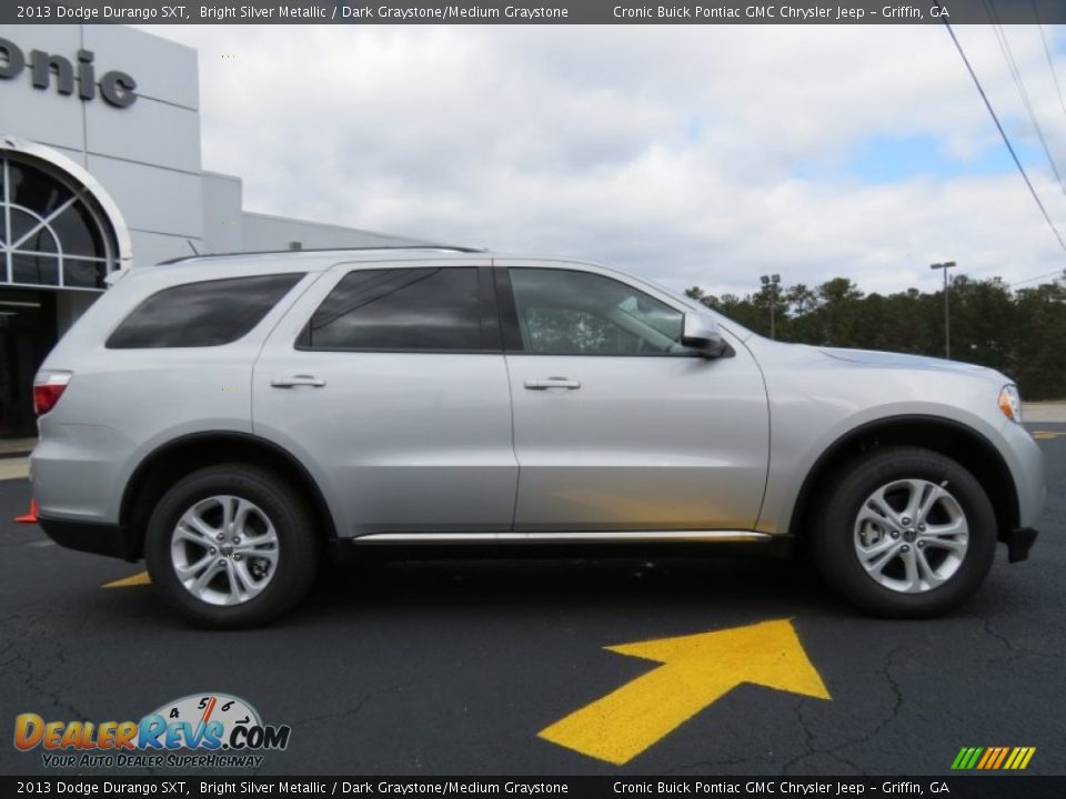 2013 Dodge Durango SXT Bright Silver Metallic / Dark Graystone/Medium Graystone Photo #7